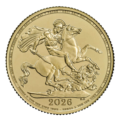 2026 Gold Sovereign — reverse