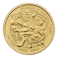 Beowulf Myths and Legends 1oz Gold Coin 2024 — reverse