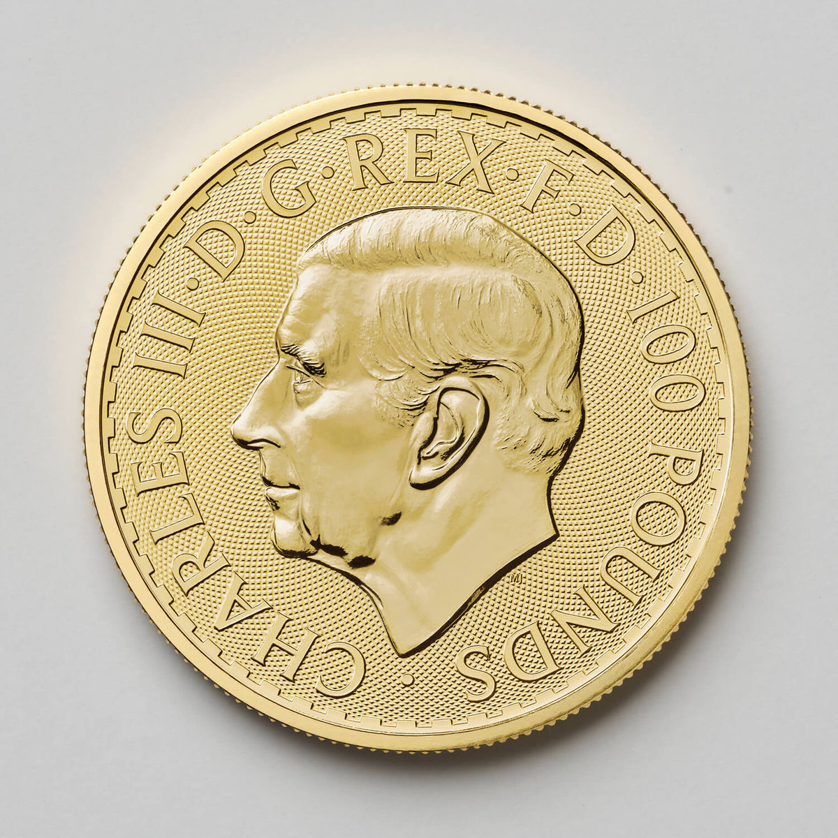 2026 Gold Britannia Coin 1oz — obverse, flat view
