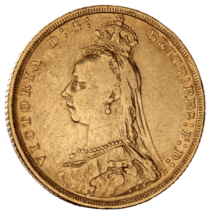 Gold Sovereign Victoria – Jubilee Head — reverse